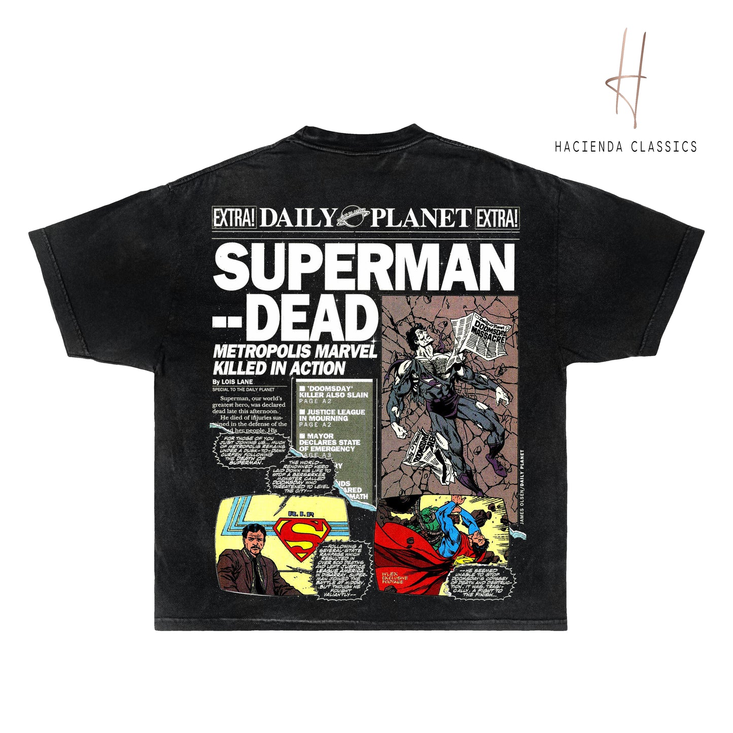 Death Of Superman Tee